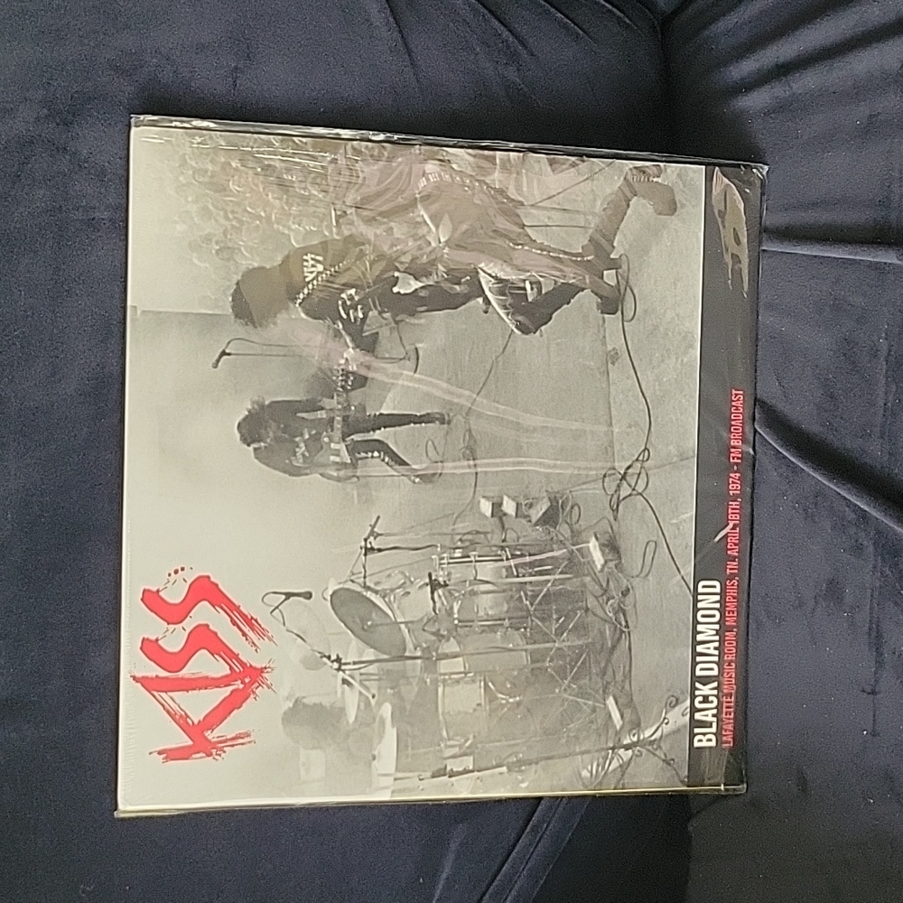 KISS Black Diamond LIVE Lafayette Music Room 1974 LIKE NEW Limited LP